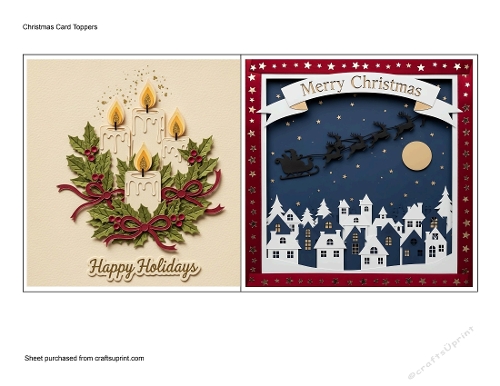 Christmas Card Toppers