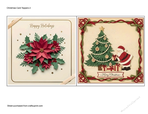 Christmas Card Toppers 2
