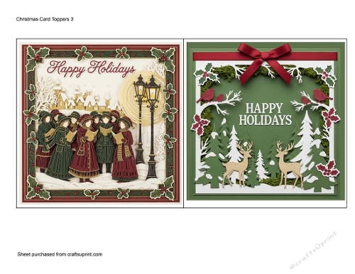 Christmas Card Toppers 3