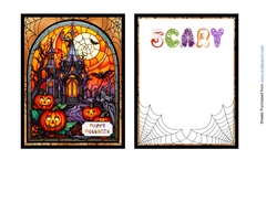 Happy Halloween Stained Glass Mini Kit