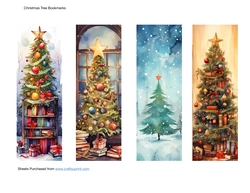 Christmas Tree Bookmarks