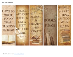 Book Lovers Bookmarks