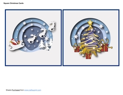 Square Christmas Cards