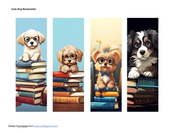 Cute Dogs Bookmarks
