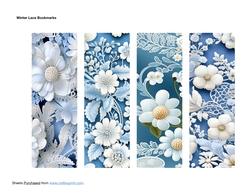 Winter Lace Bookmarks