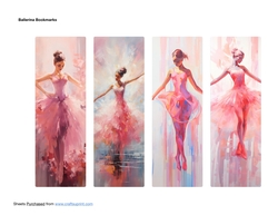 Ballerina Bookmarks