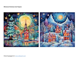 Whimsical Christmas Card Toppers