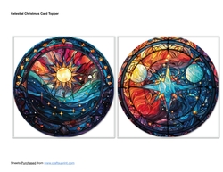 Celestial Christmas Card Topper