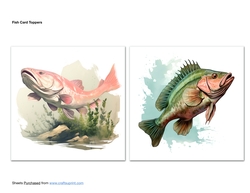 Fish Card Toppers