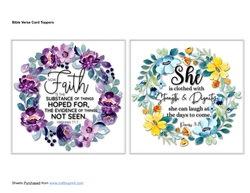 Bible Verse Card Toppers