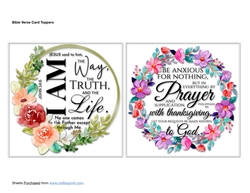 Bible Verse Card Toppers