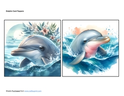 Dolphin Card Toppers