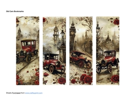 Old Cars Bookmarks