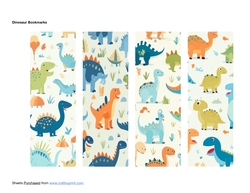 Dinosaur Bookmarks