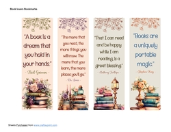 Book lovers Bookmarks