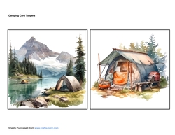 Camping Card Toppers