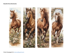 Beautiful Horse Bookmarks