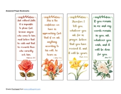 Answered Prayer Bookmarks