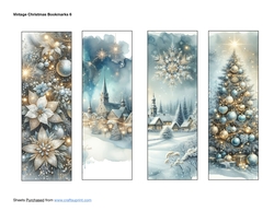 Vintage Christmas Bookmarks 6
