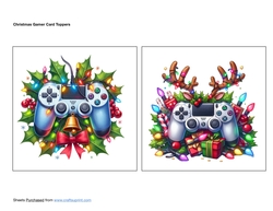 Christmas Gamer Card Toppers