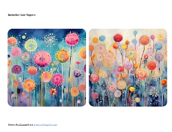 Dandelion Card Topper