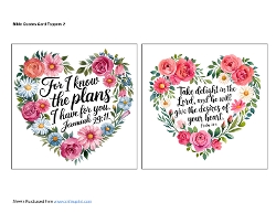 Bible Quotes Card Toppers 2