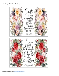 Rectangle Bible Verse Card Toppers