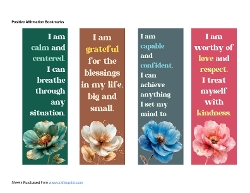Positive Affirmation Bookmarks
