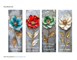 Flower Bookmarks
