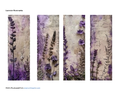 Lavender Bookmarks.