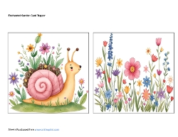 Enchanted Garden Card Topper