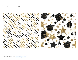 Graduation Background Card Toppers