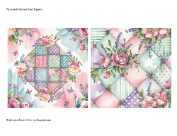 Patchwork Blooms Card Toppers