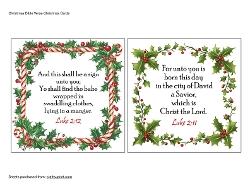 Christmas Bible Verse Christmas Cards