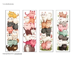 Funny Cats Bookmarks