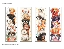 Funny Dogs Bookmarks