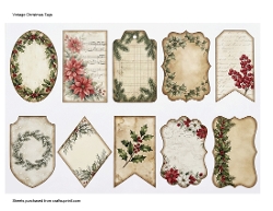 Vintage Christmas Tags
