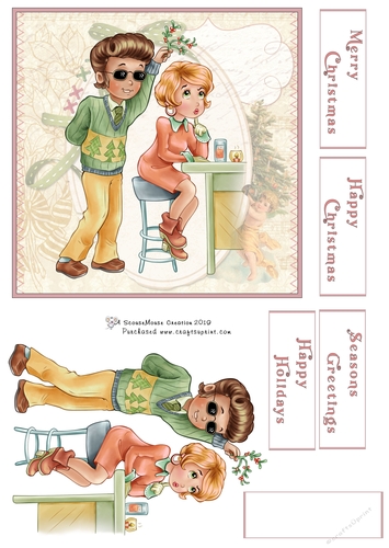 Any Excuse for A Christmas Kiss Quick Card