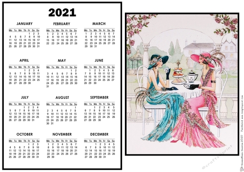 2021 Calendar Afternoon Tea