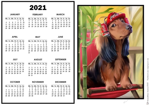 2021 Calendar Chillin