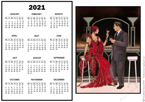 2021 Calendar Cheers
