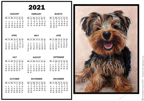 2021 Calendar Twinkie