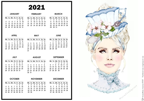 2021 Calendar Spoony