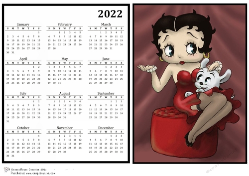 2022   Calendar Betty