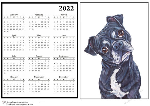 2022 Calendar Busby
