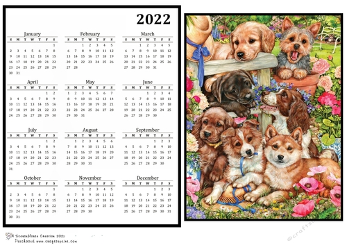 2022 Calendar Overload of Cuteness