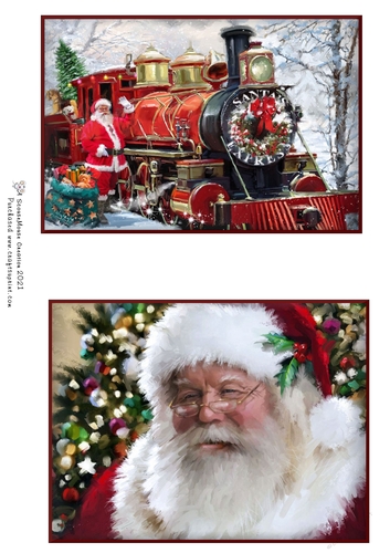 Santa Express and Jolly Santa Toppers