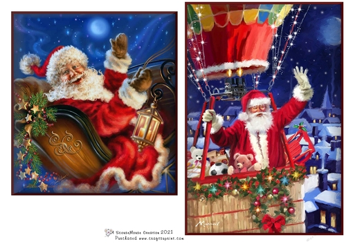 Santa Flight Toppers