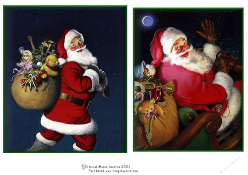 Santas Special Delivery Toppers