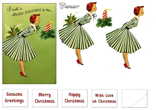  Lady In Green Christmas